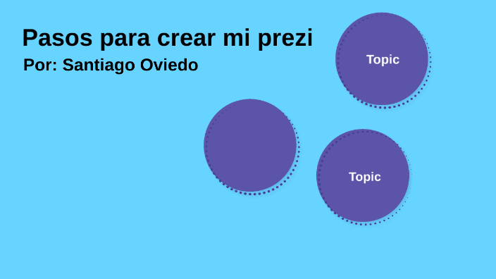 Pasos para crear mi prezi by Santiago Oviedo on Prezi