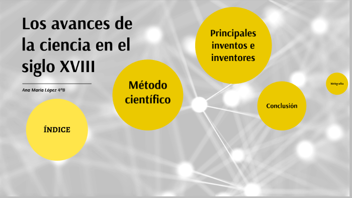 LOS AVANCES DE LA CIENCIA EN EL SIGLO XVIII by Ana María López Galián ...