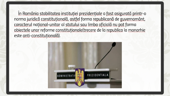 Președinția Romaniei By Ioana Teodoroiu On Prezi