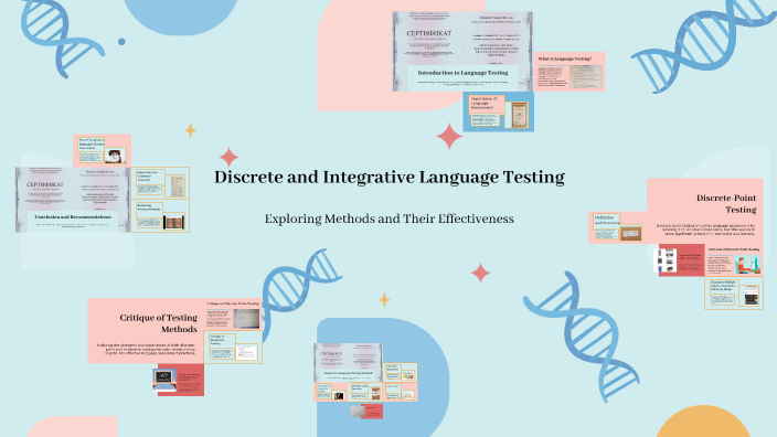 Language Is Discrete Discrete and Integrative Language Testing by shahinabonu bahodirova on ...