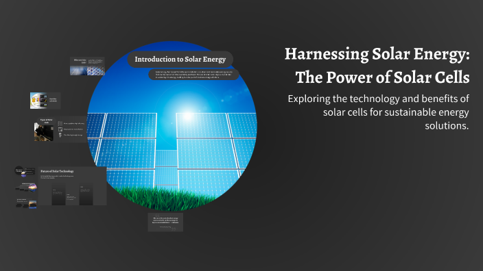 Harnessing Solar Energy: The Power of Solar Cells by Multimedia and e ...