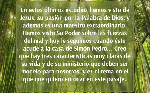 APRENDIENDO DEL MINISTERIO DE JESÚS - LUCAS 4:34-44 by Iglesia Bautista ...