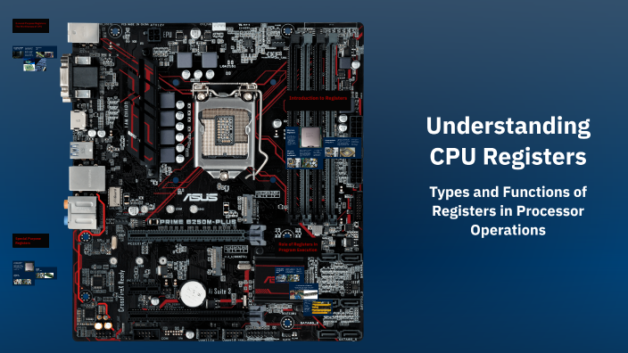 Understanding CPU Registers by Wasi Ullah on Prezi