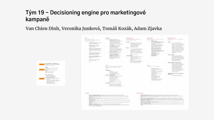 Tím 19 - Decisioning engine pre marketingové kampane by Adam Zjavka on ...