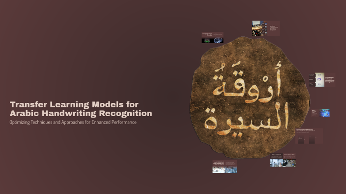 Transfer Learning Models for Arabic Handwriting Recognition by Hosam ...