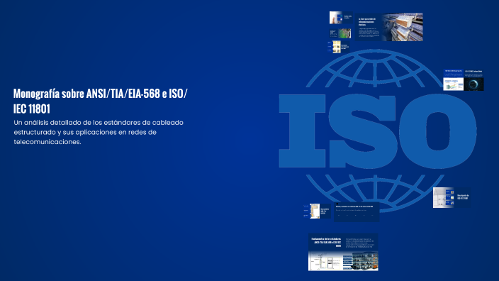 Monografía sobre ANSI/TIA/EIA-568 e ISO/IEC 11801 by THYDANY on Prezi