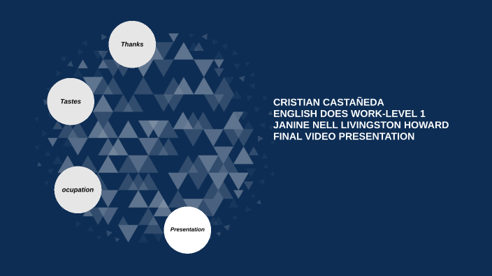 final presentation by Cristian Castañeda on Prezi