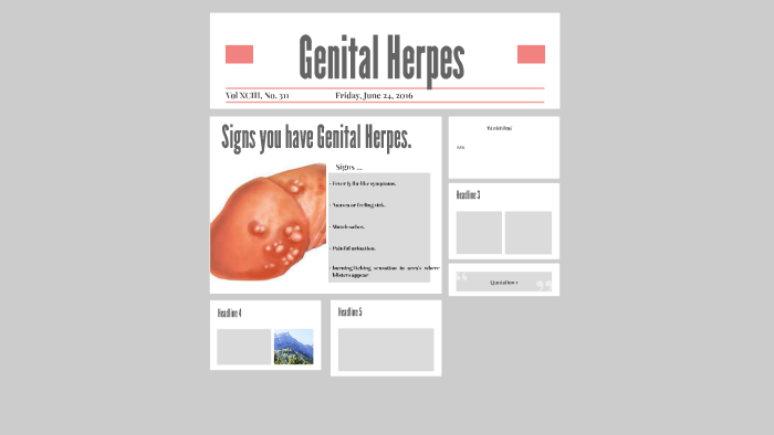 Genital Herpes By Katrel Johnson On Prezi