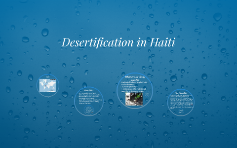 a case study of desertification in haiti