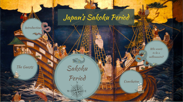 What was the sakoku policy of japan