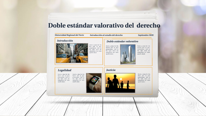 Doble Estandar Valorativo Del Derecho