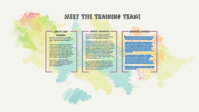 Meet The TEam! by Jenni Barrera on Prezi
