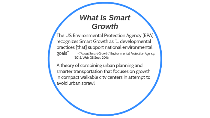 What Is Smart Growth By On Prezi