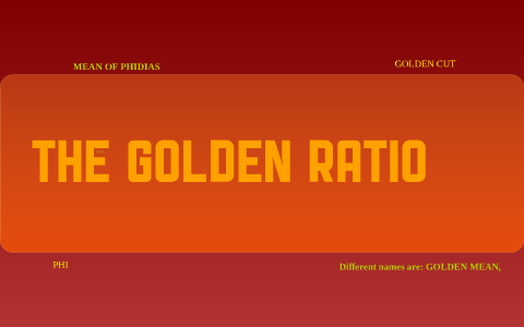 The Golden Ratio by Kelly Doidge on Prezi