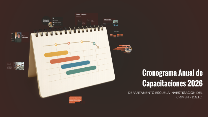 Cronograma Anual de Capacitaciones 2026 by Escuela Del Crimen on Prezi