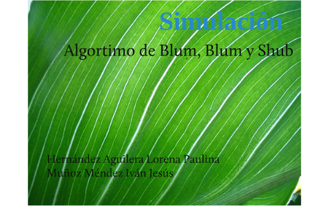 Blum, Blum y Shub by Ivan Munoz on Prezi