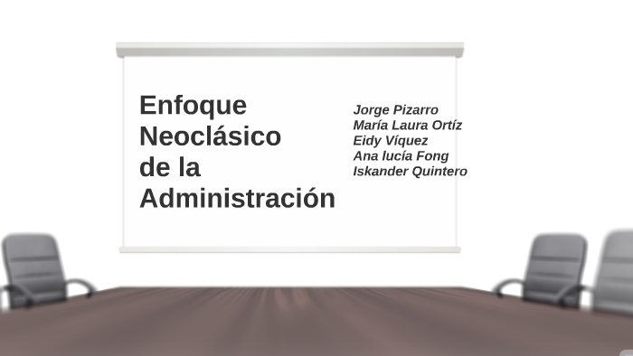 Enfoque Neoclásico De La Administración By Gestion Industrial On Prezi