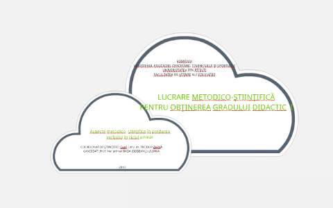 Aspecte Metodice Stiintifice By Liliana Bobeanu On Prezi