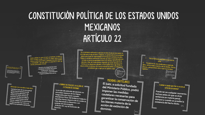 ARTÍCULO 22 CONSTITUCIÓN POLÍTICA DE LOS ESTADOS UNIDOS MEXI by Edith ...