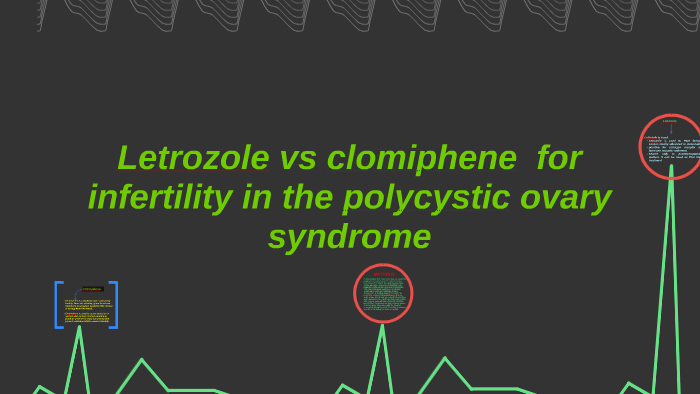 Letrozole vs clomiphene for infertility in the polycystic ovary ...