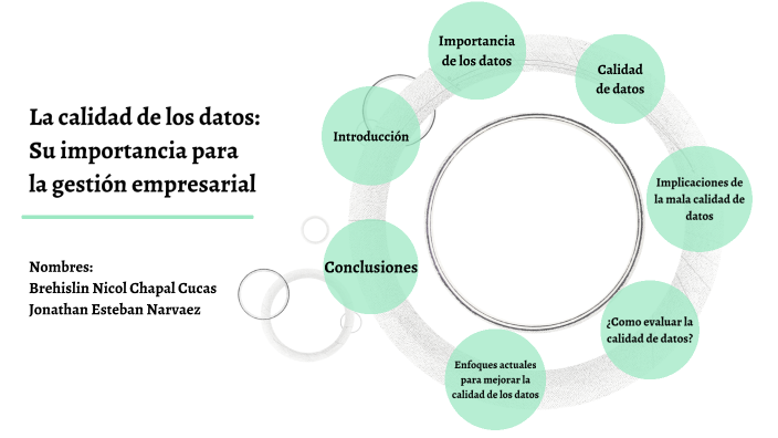 La calidad de los datos: Su importancia para la gestión empresarial by ...