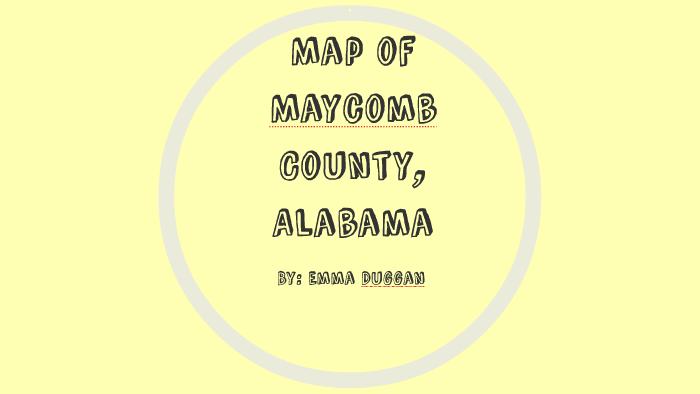 Map Of Maycomb County Alabama By Emma Duggan 5505