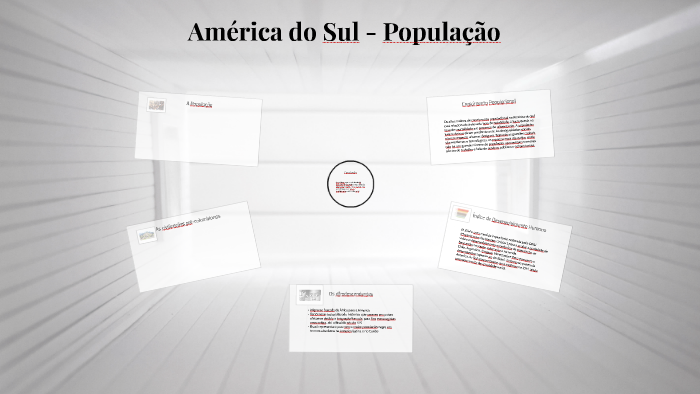 América Do Sul População By Marcela Leite 6845