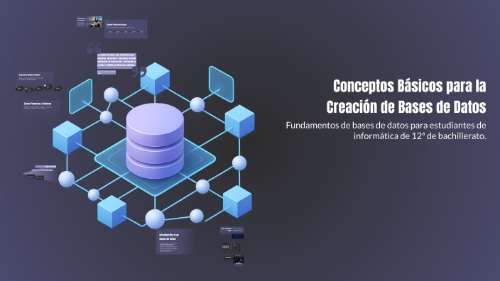 Conceptos Básicos para la Creación de Bases de Datos by Alba Montenegro ...