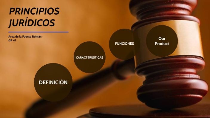 PRINCIPIOS JURÍDICOS By Aroa De La Fuente Beltrán On Prezi