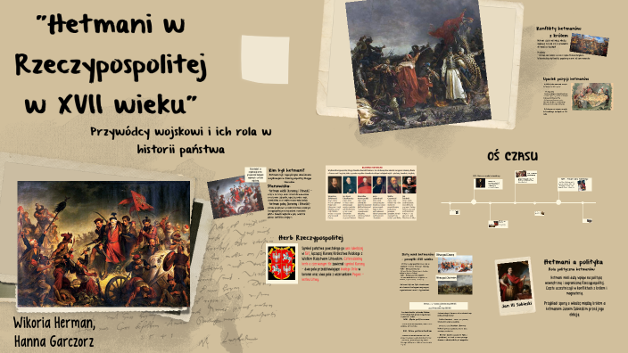 "Hetmani w Rzeczypospolitej w XVII wieku" by Wika Wika on Prezi