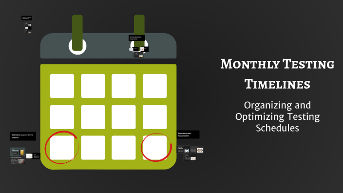 Monthly Testing Timelines by rajeev ranjan pandey on Prezi