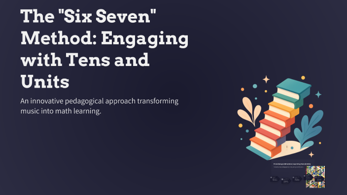 The "Six Seven" Method: Engaging with Tens and Units by Cauara Morais ...