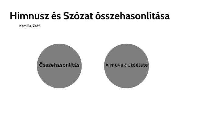 Himnusz szózat összehasonlítás by Zsófia Németh on Prezi