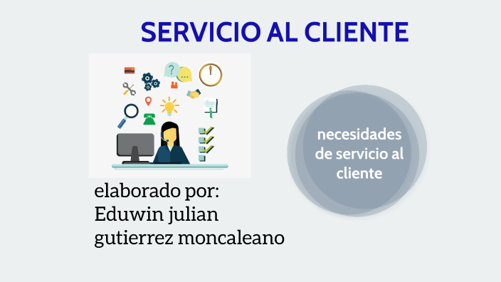 necesidades del servicio al cliente by eduwin julian gutierrez ...