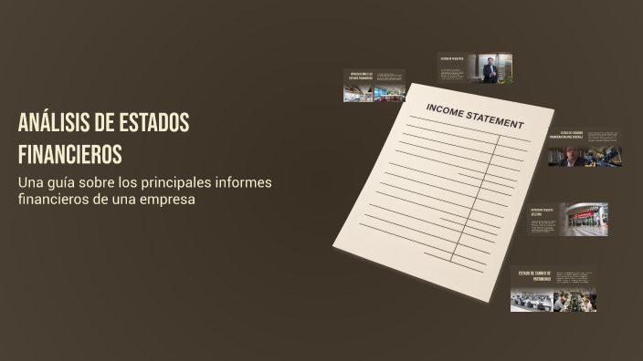 Análisis de Estados Financieros by Ronald González Borja on Prezi