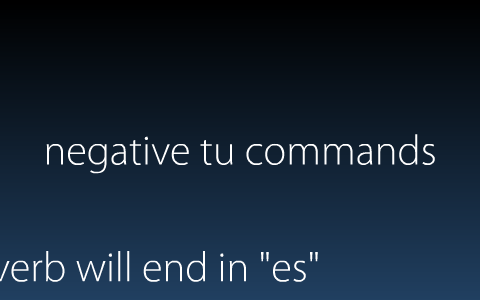 Almorzar Tu S Negative Command The Complete Breakdown - iyx4qwd