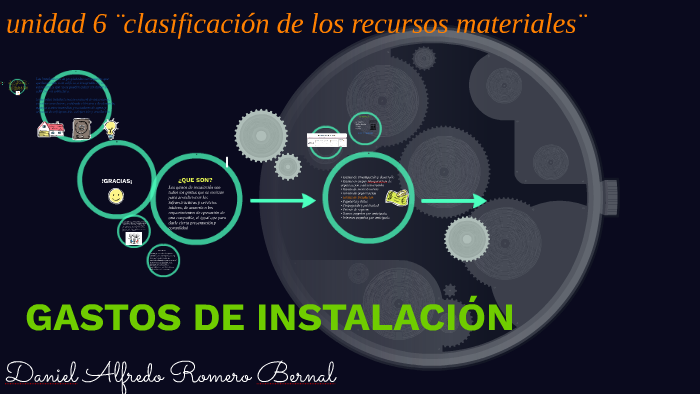 GASTOS DE INSTALACIÓN by Alfredo Bernal on Prezi