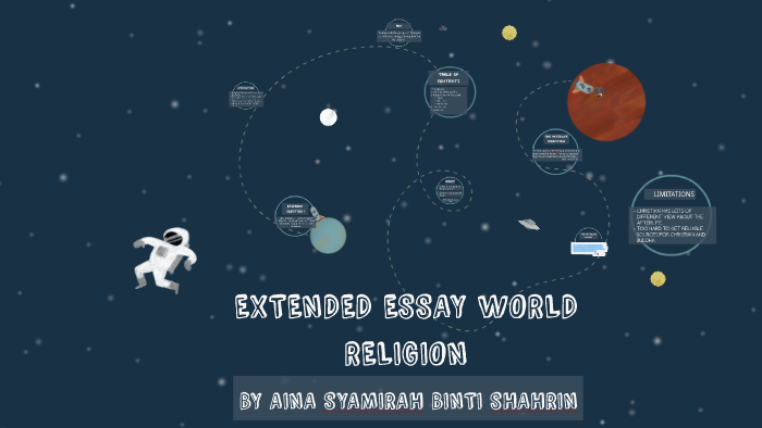 extended essay world religion examples