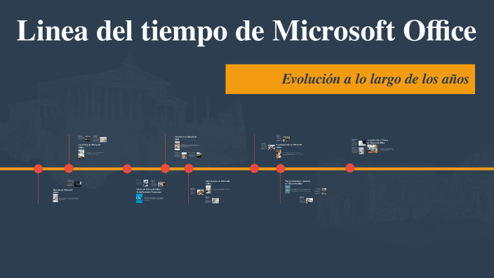 Linea Del Tiempo De Microsoft Office