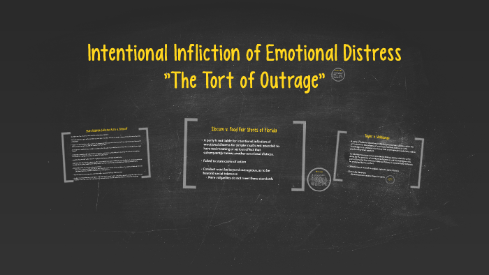 Intentional Infliction Of Emotional Distress By Milly Vasquez On Prezi