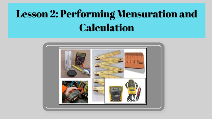 Temperature, Mensuration & Measurement