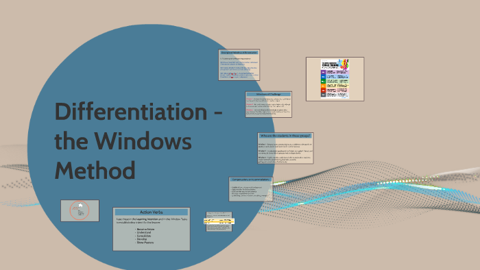 Deriving Windows Differentiation through the Windows Method by Joh Gatti on Prezi