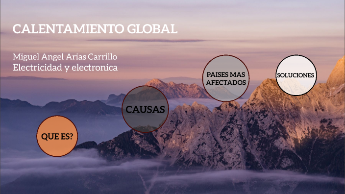 CALENTAMIENTO GLOBAL by Miguel Angel Arias Carrillo on Prezi