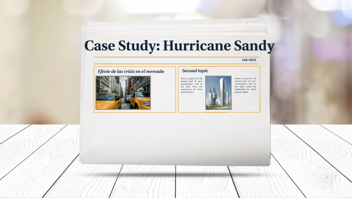 case study hurricane sandy