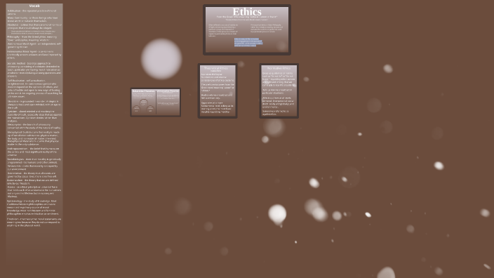 Ethics: An Overview by S Carter on Prezi