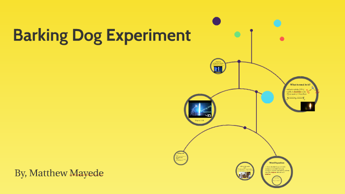 barking dog experiment