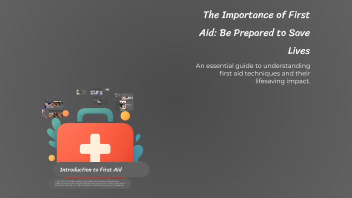 The Importance of First Aid: Be Prepared to Save Lives by narely ...