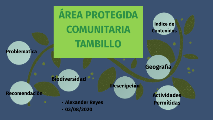 Área Protegida Comunitaria Tambillo by Alexander Reyes on Prezi