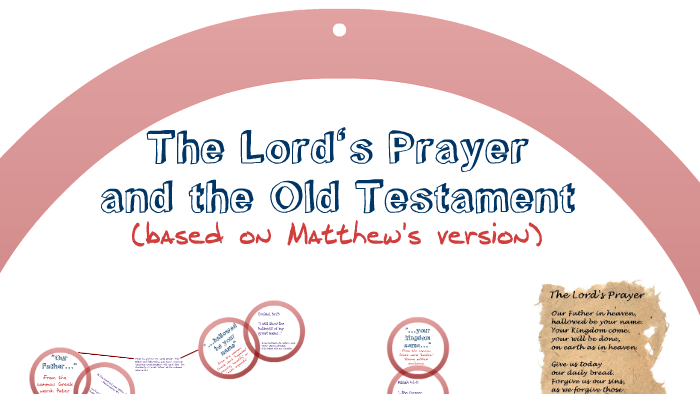 The Lord S Prayer Old Testament Parallels By Corey Fields On Prezi