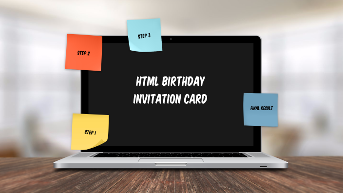 HTML birthday invitation card by TANISHKA SINGH on Prezi